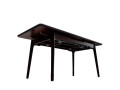 DT309 Стол раскладной Lauren black gold, 140-180/80*76, керамич. столешница, основ. дерево корич.