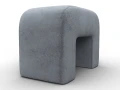 пуф 008 tower 10 серый