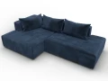 диван угловой лига-103 нпб угол левый tower 13 синий