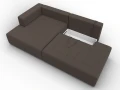диван угловой лига-103 нпб угол левый амур 05 коричневый