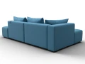 диван угловой лига-103 нпб угол левый амур 10 голубой