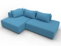 диван угловой лига-103 нпб угол левый амур 10 голубой