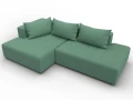 диван угловой лига-103 нпб угол левый амур 11 зеленый