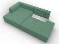 диван угловой лига-103 нпб угол левый амур 11 зеленый