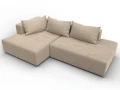 диван угловой лига-103 нпб угол левый seven 729 бежевый