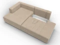 диван угловой лига-103 нпб угол левый seven 729 бежевый