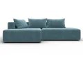 диван угловой лига-103 нпб угол левый seven 113 бирюзовый