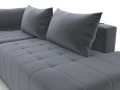 диван угловой лига-103 нпб угол левый seven 17 серый
