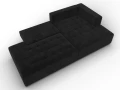 диван угловой лига-103 нпб угол правый seven 35 черный