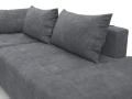 диван угловой лига-103 нпб угол левый brut 16 темно-серый
