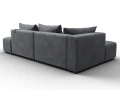 диван угловой лига-103 нпб угол левый brut 16 темно-серый