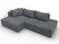 диван угловой лига-103 нпб угол левый brut 16 темно-серый