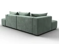 диван угловой лига-103 нпб угол левый brut 08 зеленый