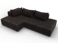 диван угловой лига-103 нпб угол левый brut 17 коричневый