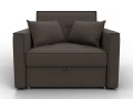 кресло-кровать лига-104 (80) амур 05 коричневый