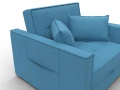 кресло-кровать лига-104 (80) амур 10 голубой