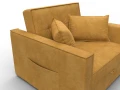 кресло-кровать лига-104 (80) brut 10 желтый