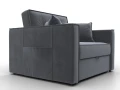 кресло-кровать лига-104 (80) seven 17 серый