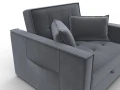 кресло-кровать лига-104 (80) seven 17 серый