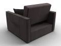 кресло-кровать лига-104 (80) seven 727 коричневый