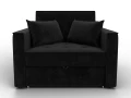 кресло-кровать лига-104 (80) seven 35 черный
