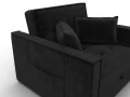 кресло-кровать лига-104 (80) seven 35 черный