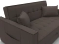 диван прямой лига-104 (140) амур 05 коричневый