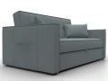 диван прямой лига-104 (140) амур 07 серый