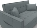 диван прямой лига-104 (140) амур 07 серый