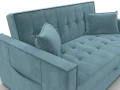 диван прямой лига-104 (140) seven 113 бирюзовый