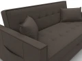 диван прямой лига-104 (160) амур 05 коричневый