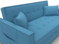 диван прямой лига-104 (160) амур 10 голубой