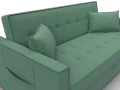 диван прямой лига-104 (160) амур 11 зеленый