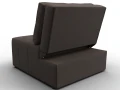 кресло-кровать лига-107 (80) амур 05 коричневый