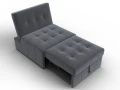 кресло-кровать лига-107 (80) seven 17 серый
