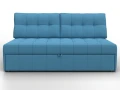 диван прямой лига-107 (160) амур 10 голубой