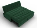 диван прямой лига-107 (160) seven 626 зеленый