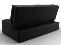 диван прямой лига-107 (160) grifon 18 черный