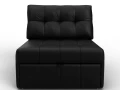 кресло-кровать лига-107 (80) grifon 18 черный