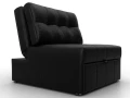 кресло-кровать лига-107 (80) grifon 18 черный