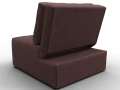 кресло-кровать лига-107 (80) joly 09 бордовый