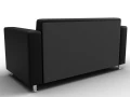 диван прямой лига-093 вн черный