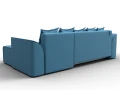 диван угловой лига-113 угол правый амур 10 голубой