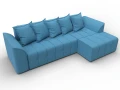 диван угловой лига-113 угол правый амур 10 голубой