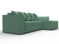 диван угловой лига-113 угол правый амур 11 зеленый