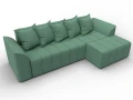 диван угловой лига-113 угол правый амур 11 зеленый