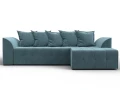 диван угловой лига-113 угол правый seven 113 бирюзовый