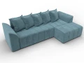 диван угловой лига-113 угол правый seven 113 бирюзовый