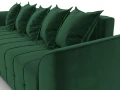 диван угловой лига-113 угол левый seven 626 зеленый