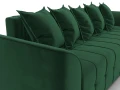 диван угловой лига-113 угол правый seven 626 зеленый